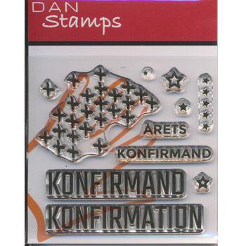 Dan Stamps Clearstamp - Årets Konfirmand