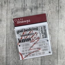 Dan Stamps Clearstamp - Hurtige Tekster / God Bedring