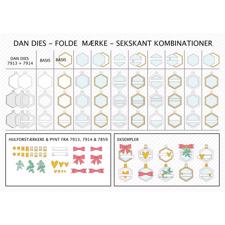 Dan Dies - Foldemærke Sekskant 3 Mærker