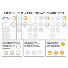 Dan Dies - Foldemærke Sekskant 3 Mærker