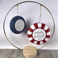 Dan Dies - Flad Julekugle / Lille