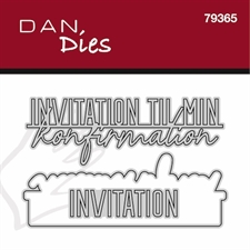 Dan Dies - Invitation til min Konfirmation (Blandet Tekst)