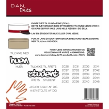 Dan Dies - Rund Æske Tilbehør / Hue - Oval Æske