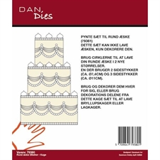 Dan Dies - Rund Æske Tilbehør / Kage