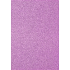 Florence Glitter Paper / Cardstock - Lavendel (A4)