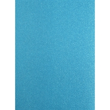 Florence Glitter Paper / Cardstock - Turquoise (A4)