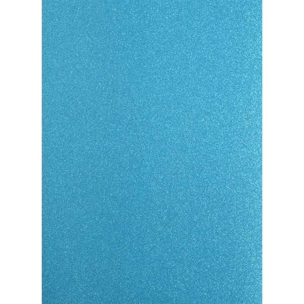 Florence Glitter Paper / Cardstock - Turquoise (A4)