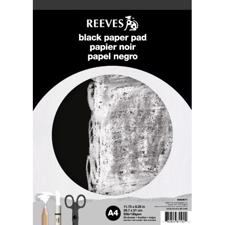 Reeves A4 Paper Pad - Black 