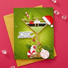 Spellbinders Dies - Happy Hour / Christmas Cocktails