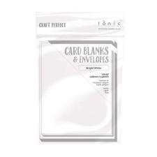 Craft Perfect (Tonic) Card & Envelope Pack - Bright White (US-A2)