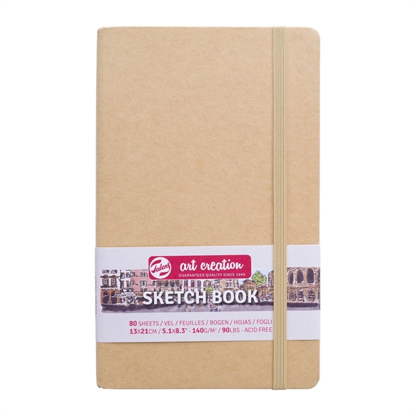 Talens Art Creations Sketch Book - Kraft Omslag / 13x21 cm