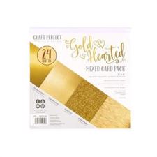 Craft Perfect (Tonic) 6x6" Card Pack - Gold Hearted