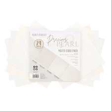 Craft Perfect (Tonic) 6x6" Card Pack - Precious Pearl
