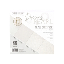 Craft Perfect (Tonic) 6x6" Card Pack - Precious Pearl