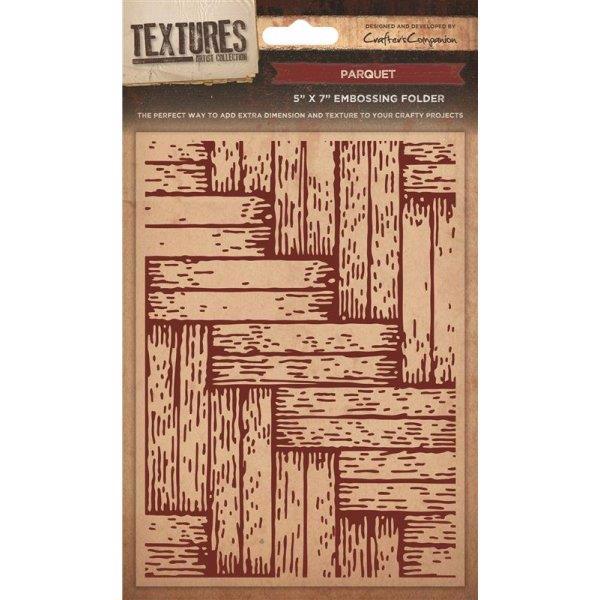 Crafters Companion Embossing Folder - Parquet