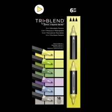 Spectrum Noir TriBlend Markers 6 pcs - Natural Blends