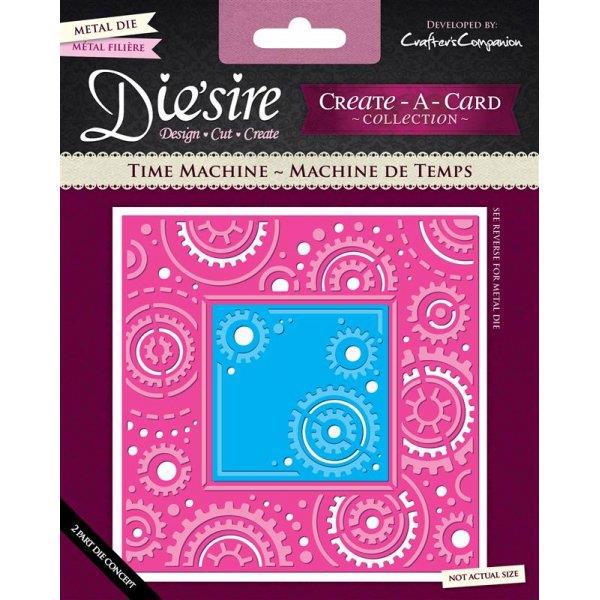 Die\'Sire Create a Card - Square / Time Machine
