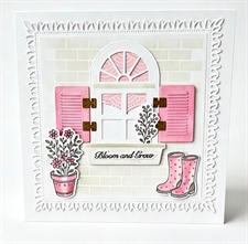 CraftAddictionUK Clear Stamp Set A5 - Pots of Joy