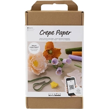 Crepepapir Blomster Starter Kit