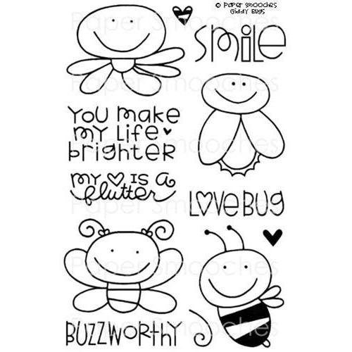 Paper Smooches Clear Stamp Set - Giddy Bugs