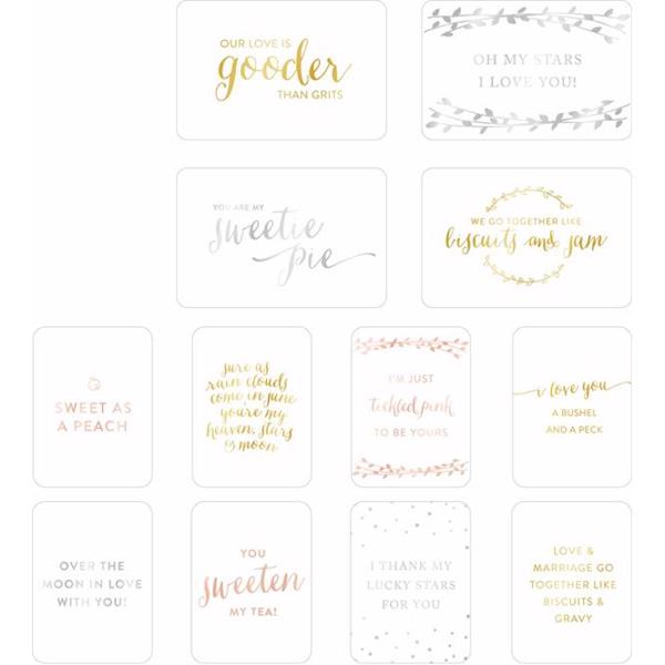 Project Life Specialty Card Pack Foil - Southern Weddings II