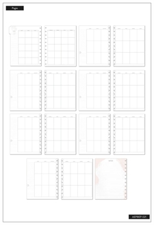 Happy Planner Calendar Extension Pack - Everyday Vertical (BIG)