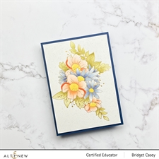 Altenew HOT Foil Plate - Flowery Bouquet (Bundle w. Stencil)
