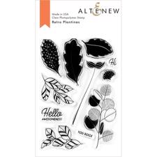 Altenew Clear Stamp Set - Retro Plantines