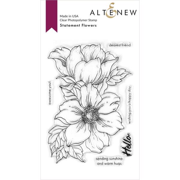 Altenew Clear Stamp Set - Statement Flowers