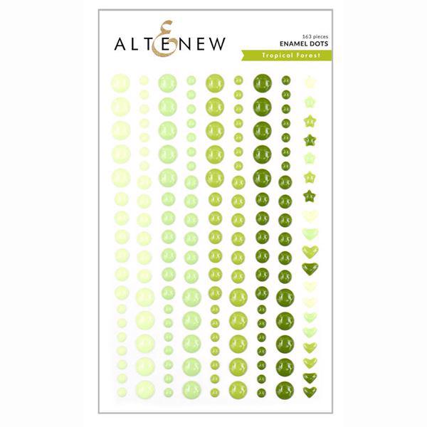 Altenew Enamel Dots (163 pcs) - Tropical Forest