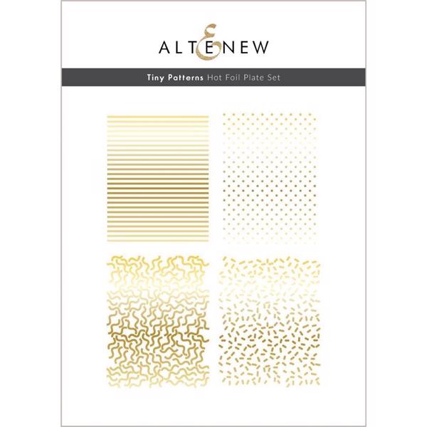 Altenew HOT Foil Plate - Tiny Patterns Set (4-in-1)