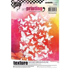 Carabelle Studio Art Printing RubberTexture Plate - A6 / With Butterflies