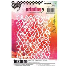 Carabelle Studio Art Printing RubberTexture Plate - A6 / Scalloped Texture