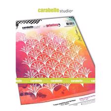 Carabelle Studio Art Printing RubberTexture Plate - Scalloped Flower Pattern