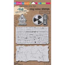 Stampendous Cling Stamp Set - Andy Skinner / Toxic