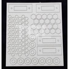 Tando Creative Chipboard - Andy Skinner Industrial Elements Bolts & Washers Sheet