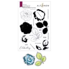 Altenew Stamp & Die Set - Bellaroma Hybrid Tea Rose (bundle)