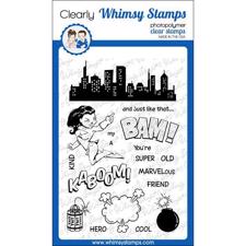 Whimsy Stamps Clear Stamp - BAM! You're Old