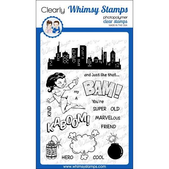 Whimsy Stamps Clear Stamp - BAM! You\'re Old
