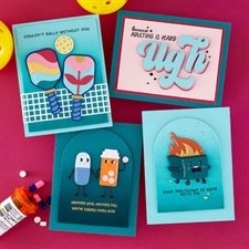 Spellbinders Stamp & Dies - This is Life / Ugh