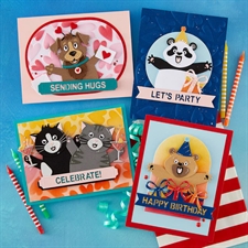 Simon Hurley by Spellbinders Dies -  Sending Hugs / Darling Dog