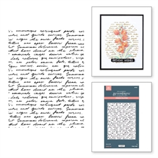 Spellbinders BetterPress Plate - Script Text