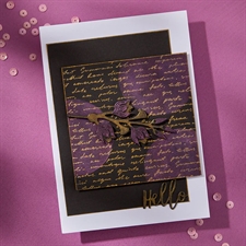 Spellbinders BetterPress Plate - Script Text