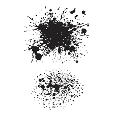 Spellbinders BetterPress Plate - Splatters