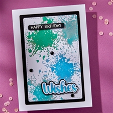 Spellbinders BetterPress Plate - Splatters