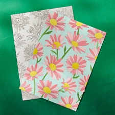 Spellbinders BetterPress Plate - Daisy Shower BUNDLE (inkl. Stencil)