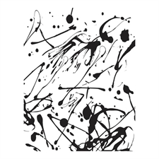 Spellbinders BetterPress Plate - Memo Splatter