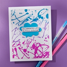Spellbinders BetterPress Plate - Memo Splatter