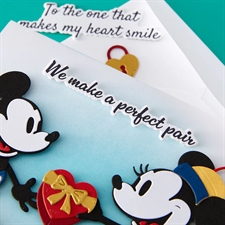 Spellbinders BetterPress Plate & Die Set - Classic Mouse / Love Sentiments