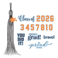 Spellbinders BetterPress Plate & Die Set - Classic Mouse Graduation Sentiments